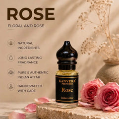 Rose Attar | Authentic Indian Attar | Traditionally Handcrafted in Kannauj